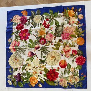 Gucci Floral Silk Scarf